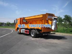 內(nèi)蒙古烏海市公路管理段與河南都市機械設(shè)備有限公司研究中心試驗成功融雪劑撒布機